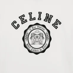 Fashion blason loose t-shirt in cotton jersey T-Shirts And Sweatshirts