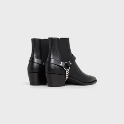 Outlet CAMARGUE Biker chelsea boot in Calfskin Boots