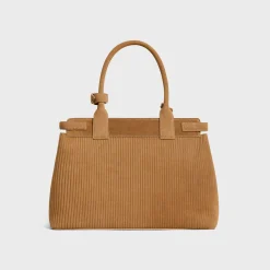 Online CONTI BAG in STRIPED SUEDE CALFSKIN Women More Lines·Conti | Categories·Top-Handle Bags