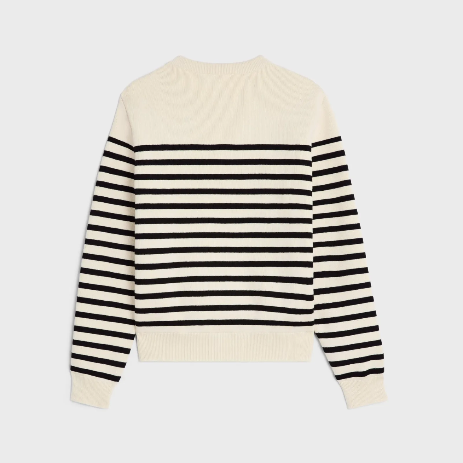 Fashion crew neck marinière sweater in cotton Knitwear