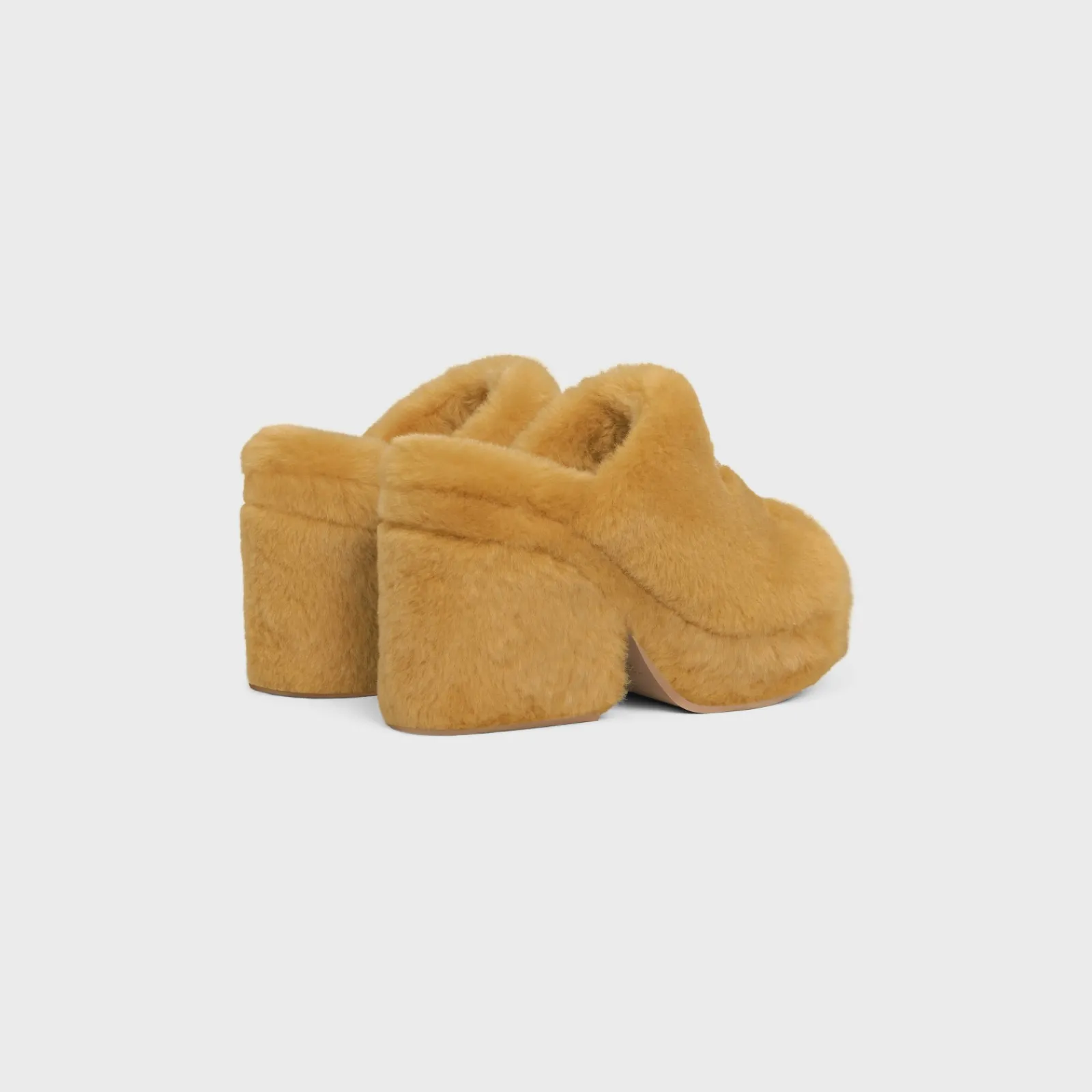 Clearance ELENA MULE in SHEARLING Women Loafers And Flats