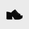 New ELENA MULE in VELVET Women Loafers And Flats | Pumps