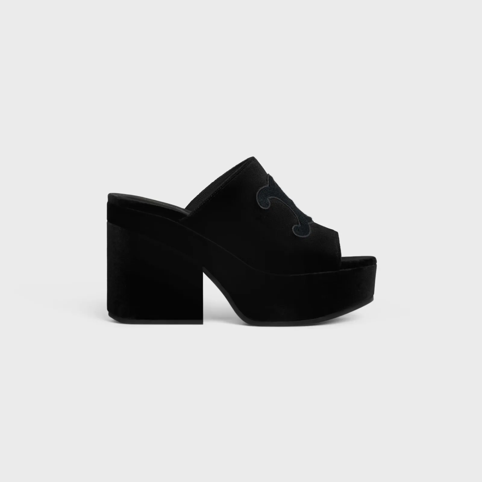 New ELENA MULE in VELVET Women Loafers And Flats | Pumps