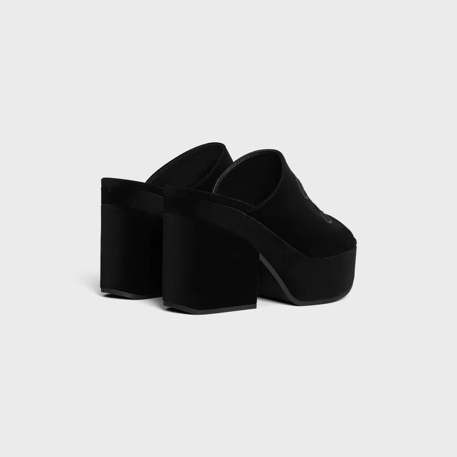 New ELENA MULE in VELVET Women Loafers And Flats | Pumps