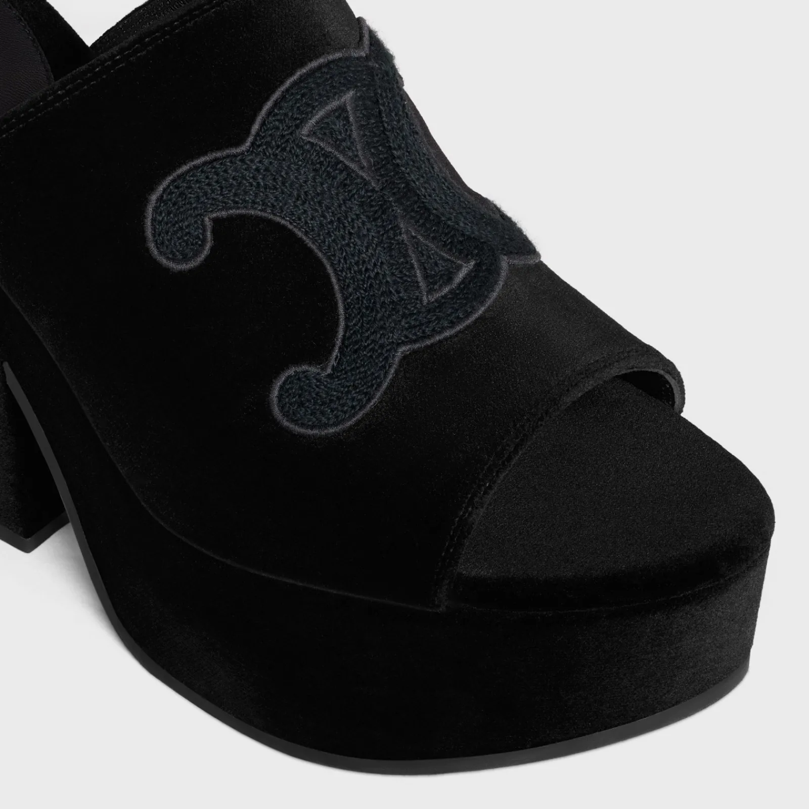 New ELENA MULE in VELVET Women Loafers And Flats | Pumps