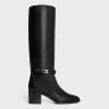 Online GARANCE TRIOMPHE STRAP HIGH BOOT in CALFSKIN Women Boots And Ankle Boots