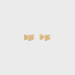 Outlet Glaçon Studs in Brass with finish and Resin Women Triomphe | Other Lines