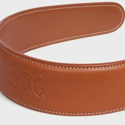 Discount Headband in Calfskin Leather Women Hair Accessories
