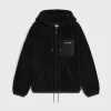 Hot hooded jacket in jersey fleece T-Shirts And Sweatshirts | Coats & Blousons