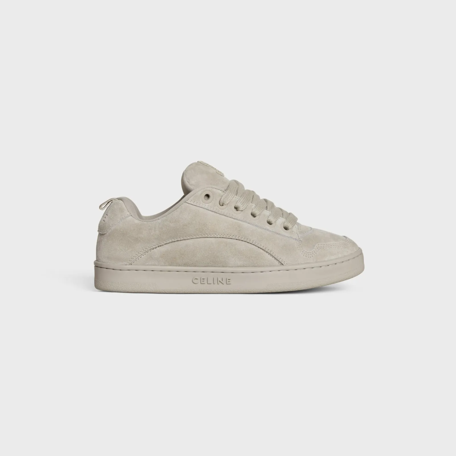 Discount HUNTINGTON LOW LACE-UP SNEAKER in SUEDE CALFSKIN AND MESH Sneakers