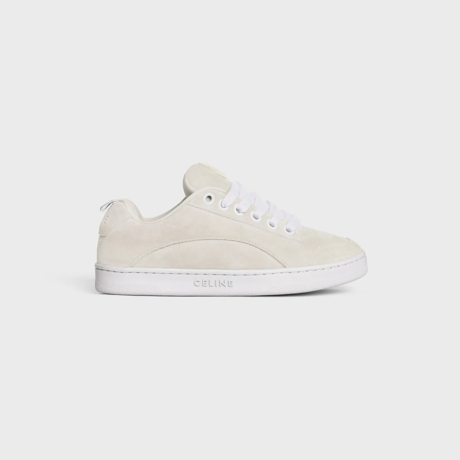 Online HUNTINGTON LOW LACE-UP SNEAKER in SUEDE CALFSKIN AND MESH Sneakers