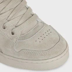 Discount HUNTINGTON LOW LACE-UP SNEAKER in SUEDE CALFSKIN AND MESH Sneakers