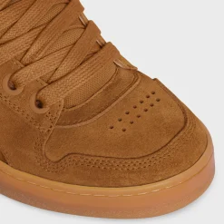 Best HUNTINGTON LOW LACE-UP SNEAKER in SUEDE CALFSKIN AND MESH Sneakers