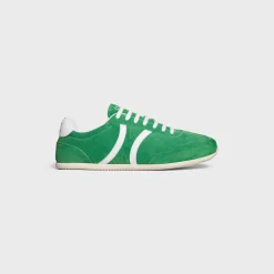 Best JOGGER LOW LACE-UP SNEAKER WITH TRIOMPHE in SUEDE CALFSKIN AND CALFSKIN Sneakers