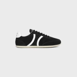 Best JOGGER LOW LACE-UP SNEAKER WITH TRIOMPHE in SUEDE CALFSKIN AND CALFSKIN Sneakers