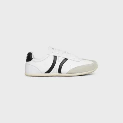 Fashion JOGGER LOW LACE-UP SNEAKER WITH TRIOMPHE in CALFSKIN AND SUEDE CALFSKIN Sneakers