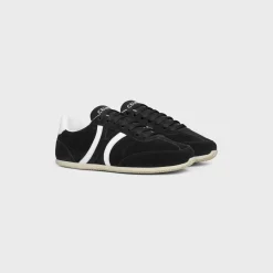Best JOGGER LOW LACE-UP SNEAKER WITH TRIOMPHE in SUEDE CALFSKIN AND CALFSKIN Sneakers