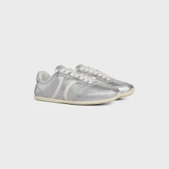 Online JOGGER LOW LACE-UP SNEAKER in LAMINATED CALFSKIN AND CALFSKIN Women Sneakers