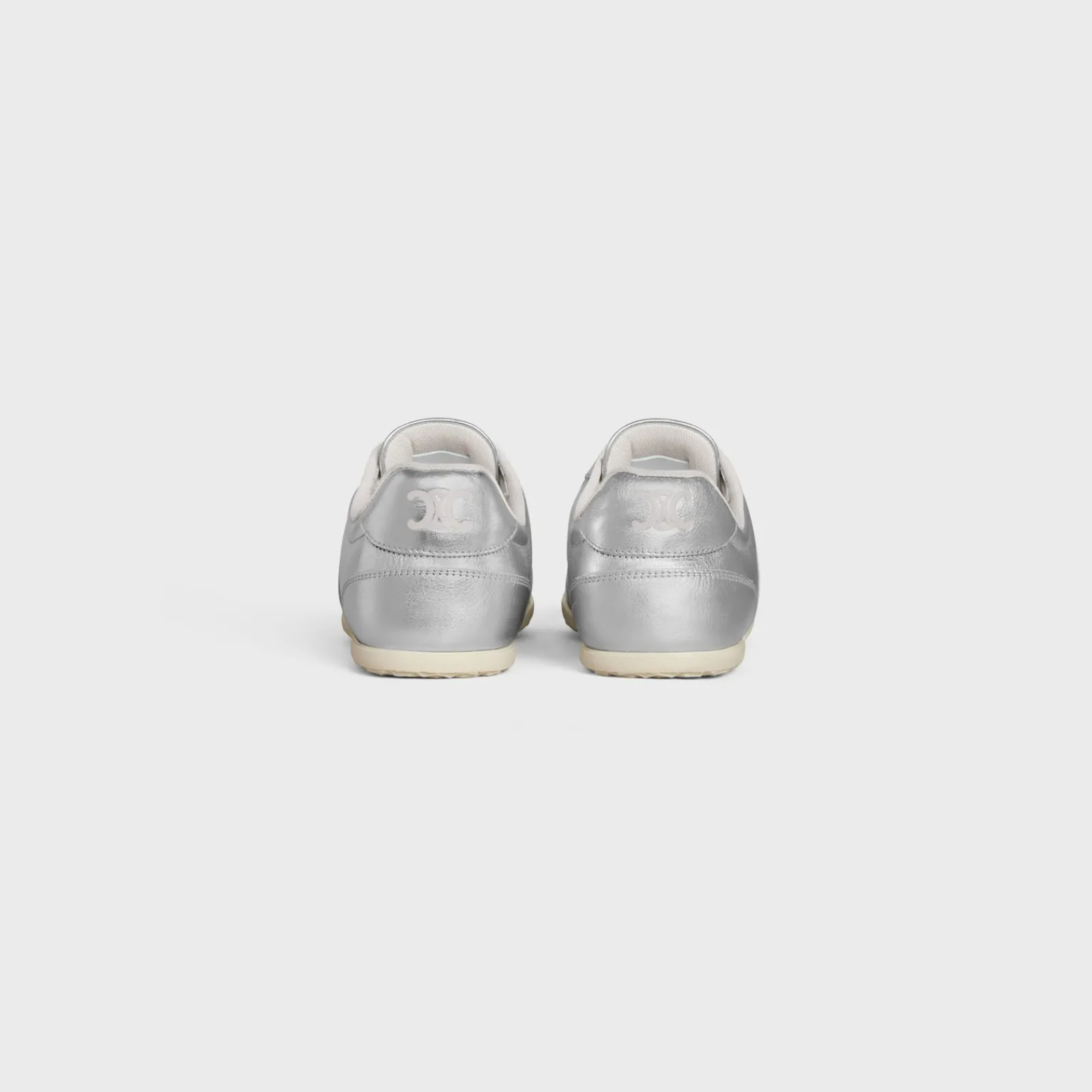 Online JOGGER LOW LACE-UP SNEAKER in LAMINATED CALFSKIN AND CALFSKIN Women Sneakers