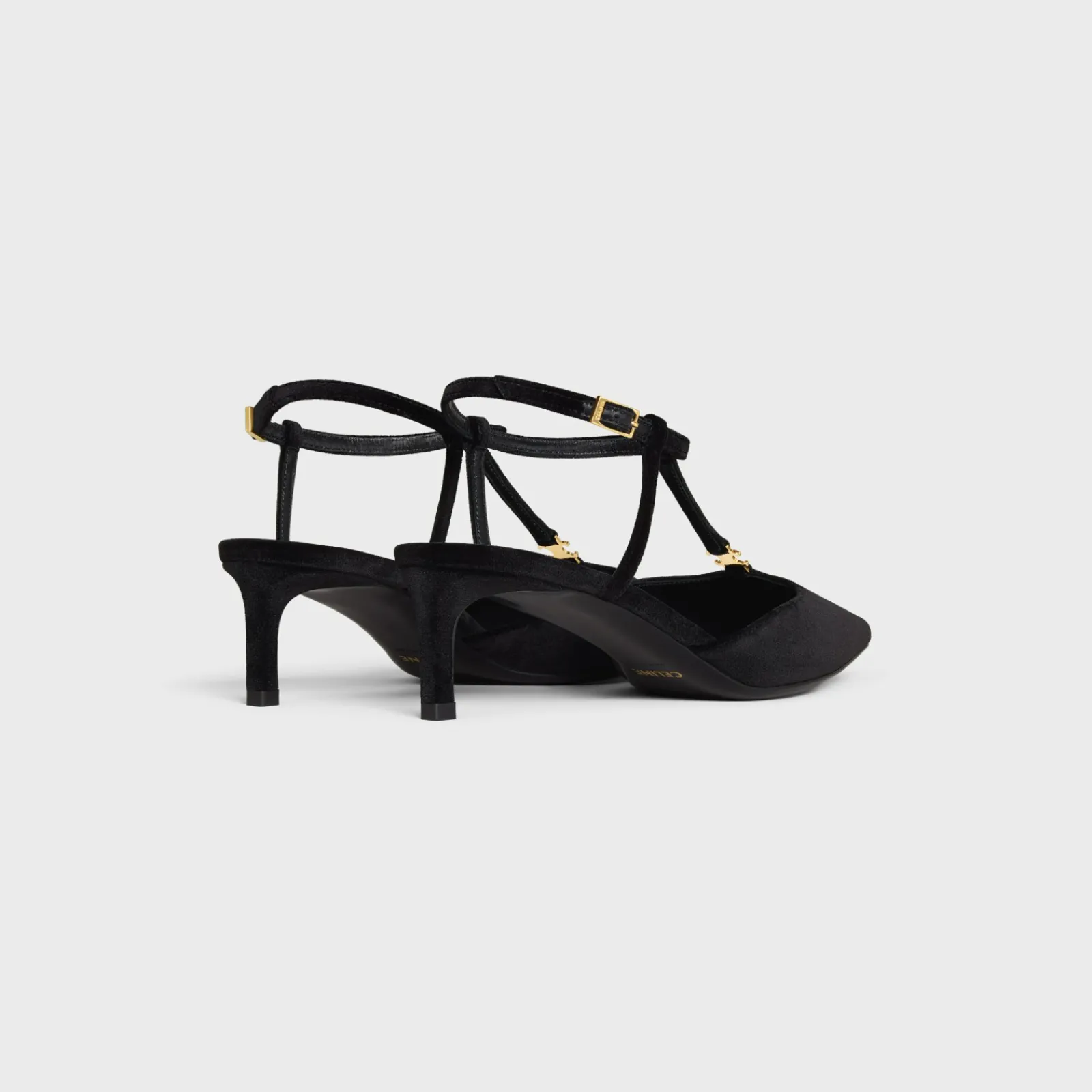 New KITTEN T-BAR STRAP PUMP in VELVET Women Pumps
