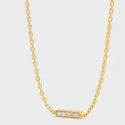 Online Line Bracelet in Yellow Gold and Diamonds Women Other Lines | Categories·Bracelets