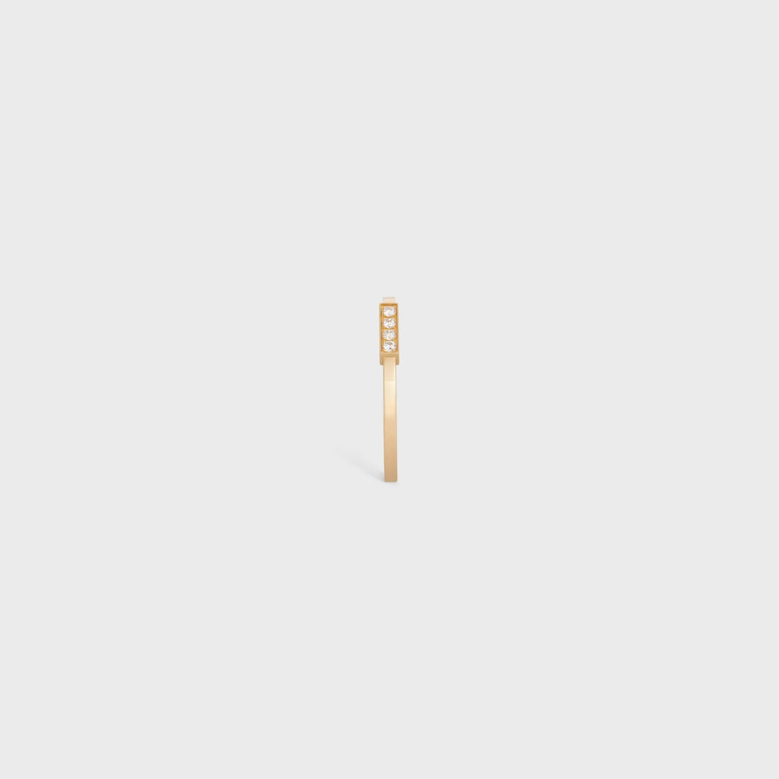 Online Line Ring in Yellow Gold and Diamonds Women Other Lines | Categories·Rings