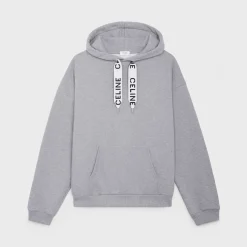 Clearance LOOSE HOODIE IN COTTON FLEECE T-Shirts And Sweatshirts