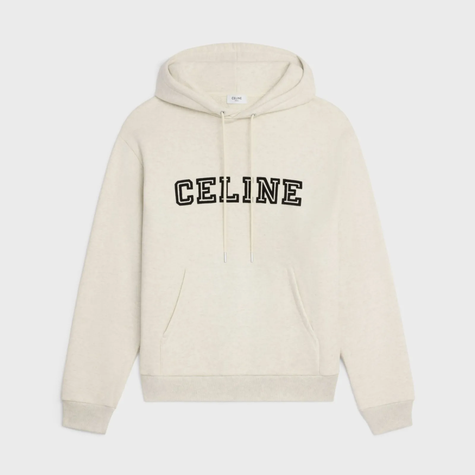 Outlet loose hoodie in cotton fleece T-Shirts And Sweatshirts