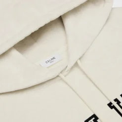Outlet loose hoodie in cotton fleece T-Shirts And Sweatshirts