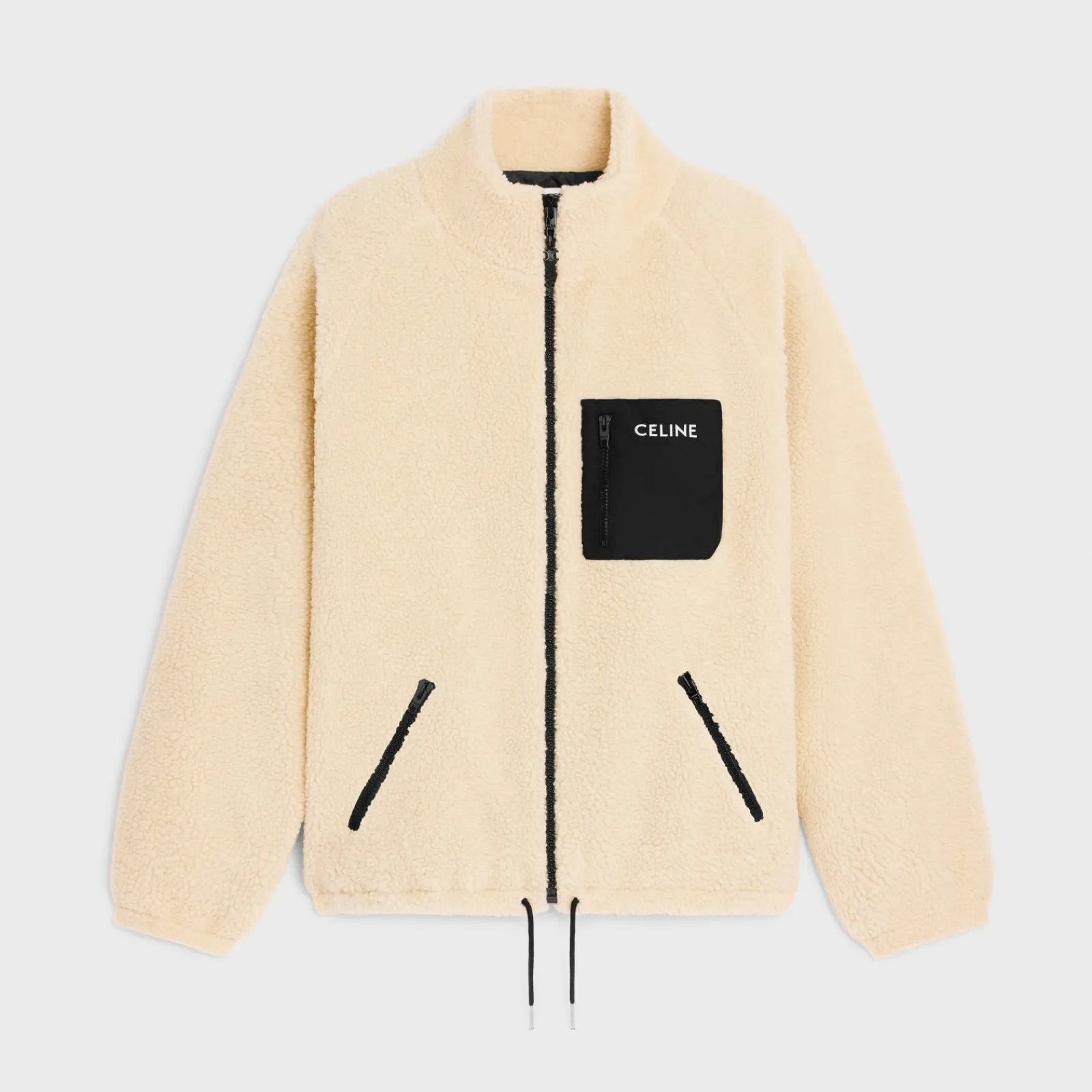 Outlet loose jacket in jersey fleece T-Shirts And Sweatshirts | Coats & Blousons