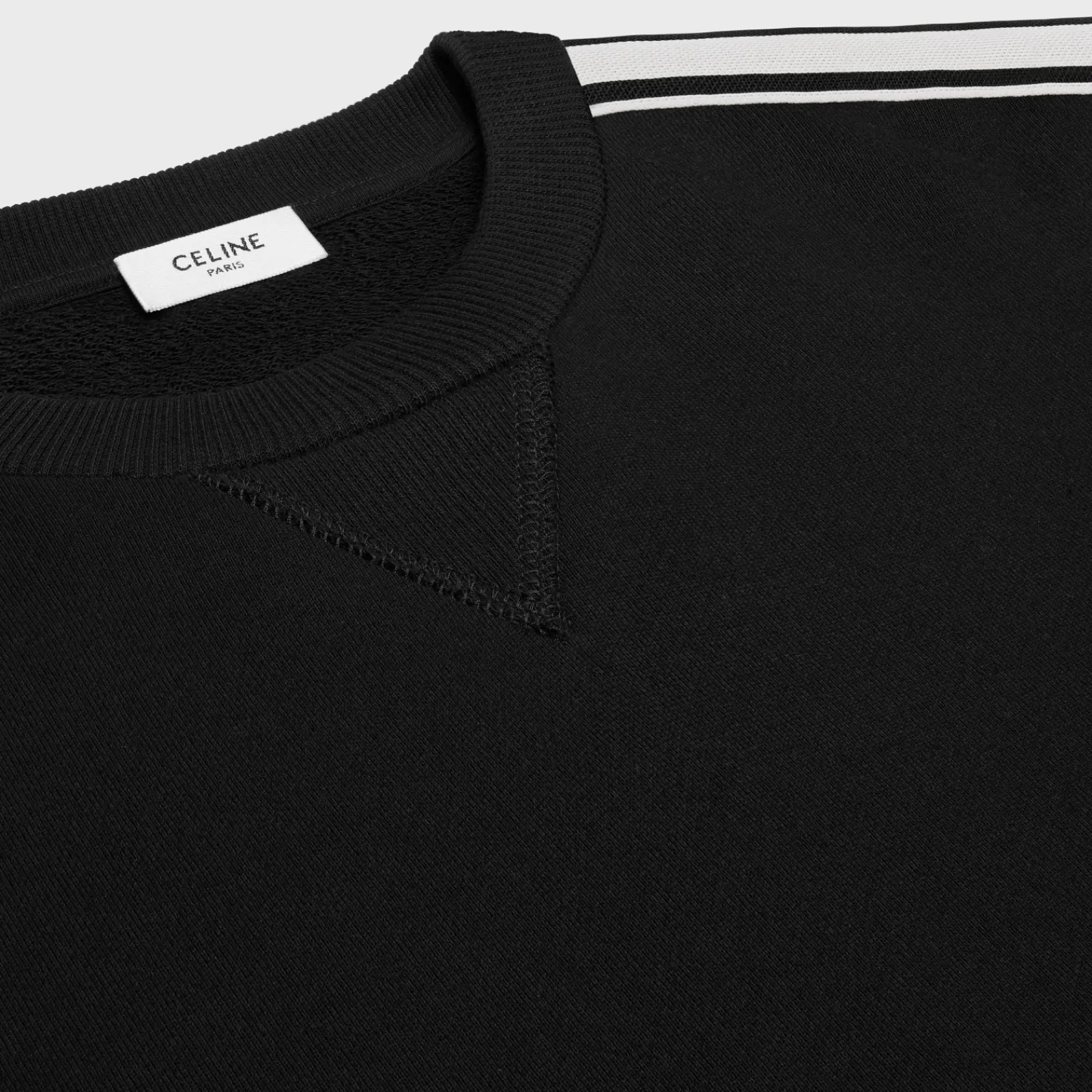 Outlet loose sweatshirt in cotton fleece T-Shirts And Sweatshirts
