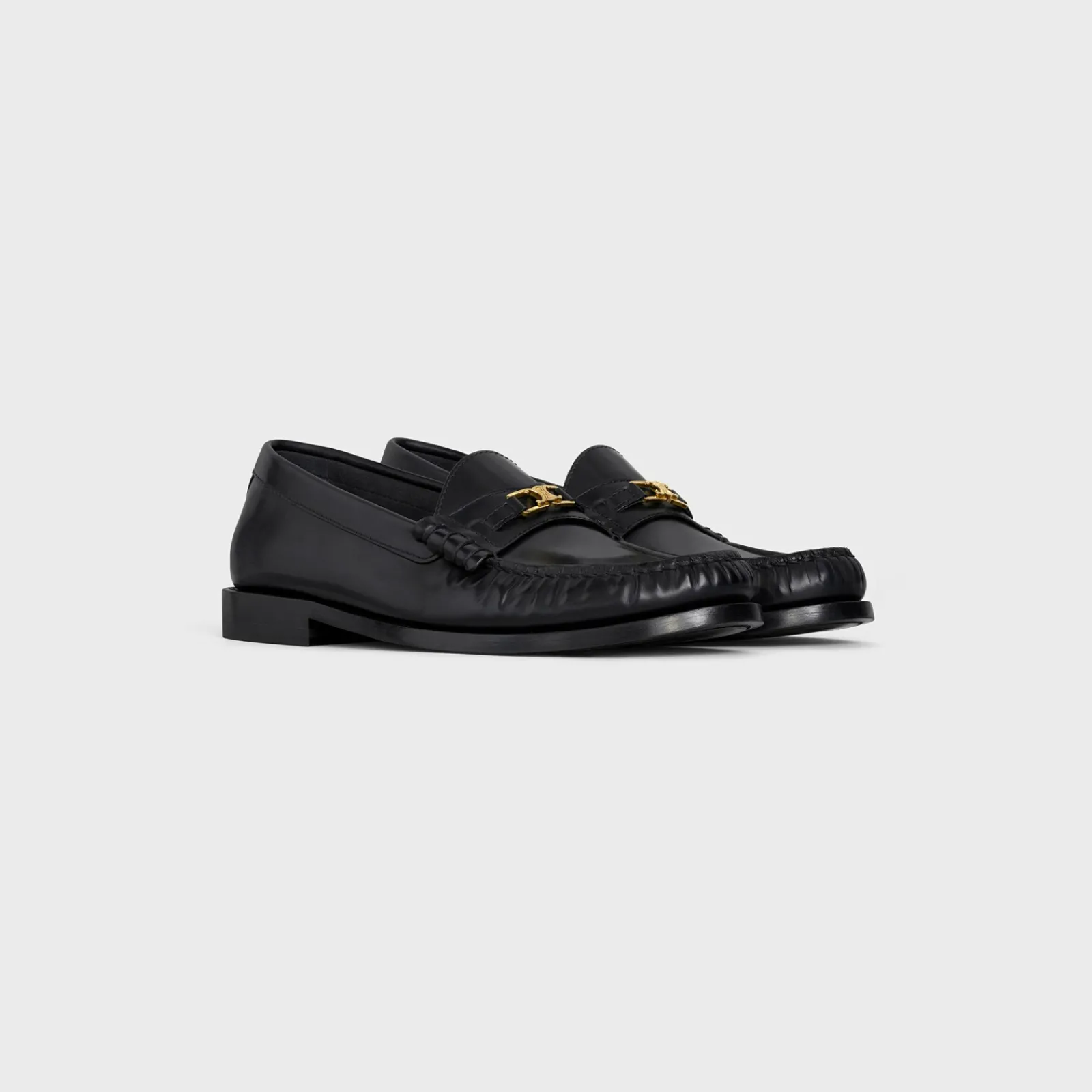 Discount LUCO LOAFER in POLISHED BULL Women Loafers And Flats