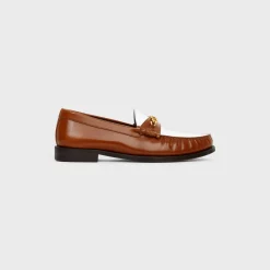 Sale LUCO TRIOMPHE CHAIN LOAFER in POLISHED BULL Women Loafers And Flats