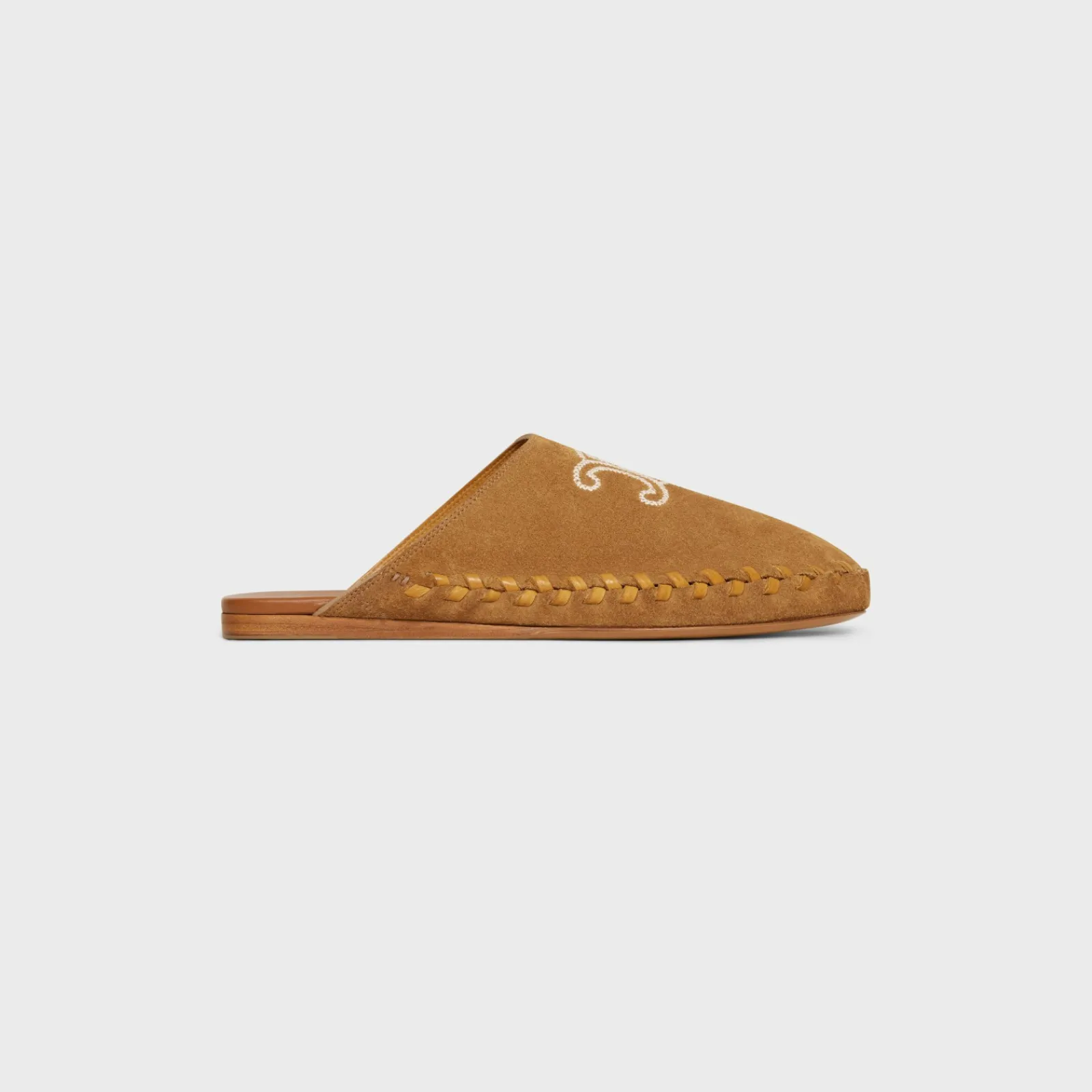 Online MARLOU TRIOMPHE MULE IN SUEDE CALFSKIN Sandals
