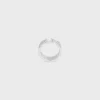Best Monochroms Strass Ring in Brass with Rhodium Finish and Crystals Women Other Lines | Categories·Rings