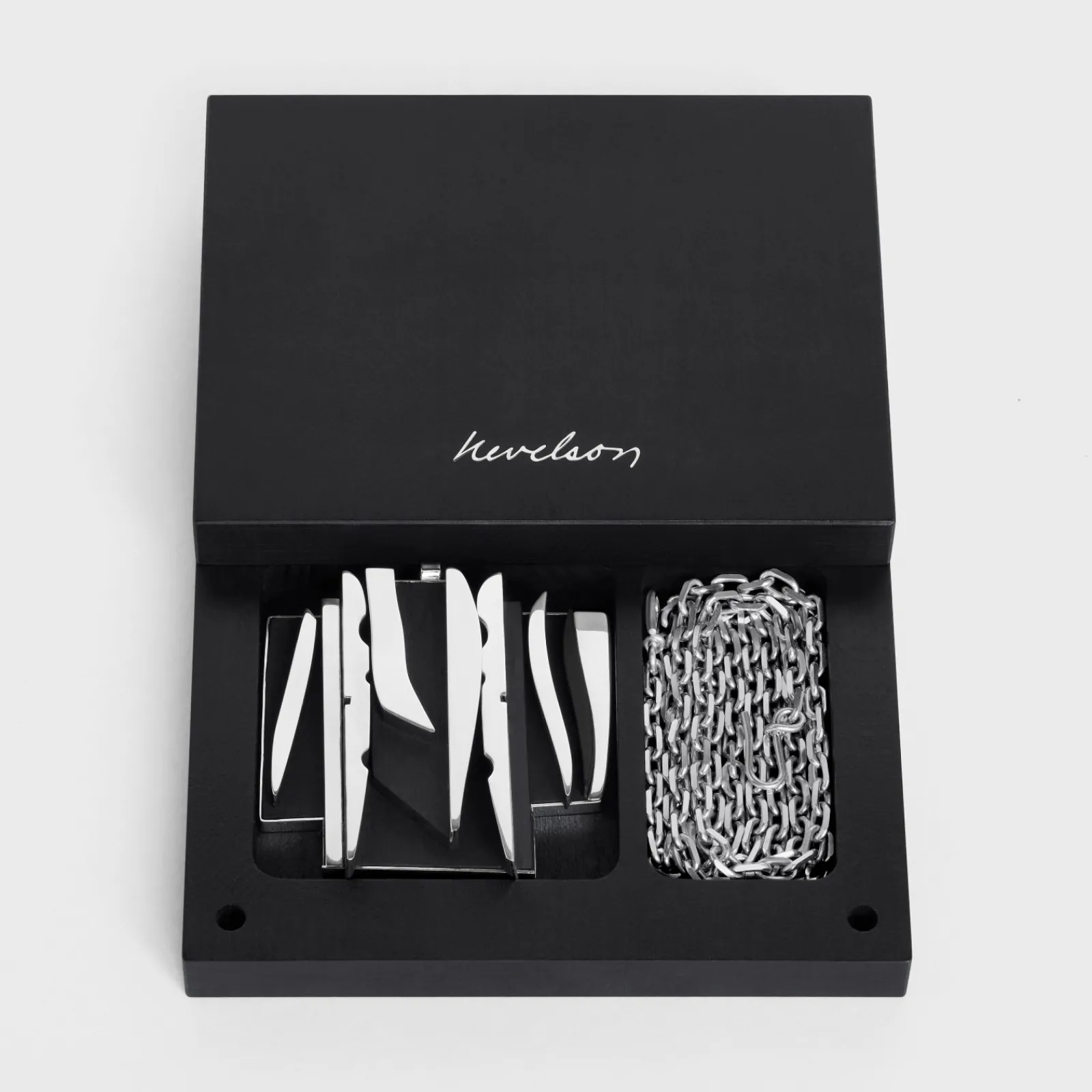 Sale Nevelson Project Necklace Sterling Silver and Oak Wood Women Other Lines | Categories·Necklaces