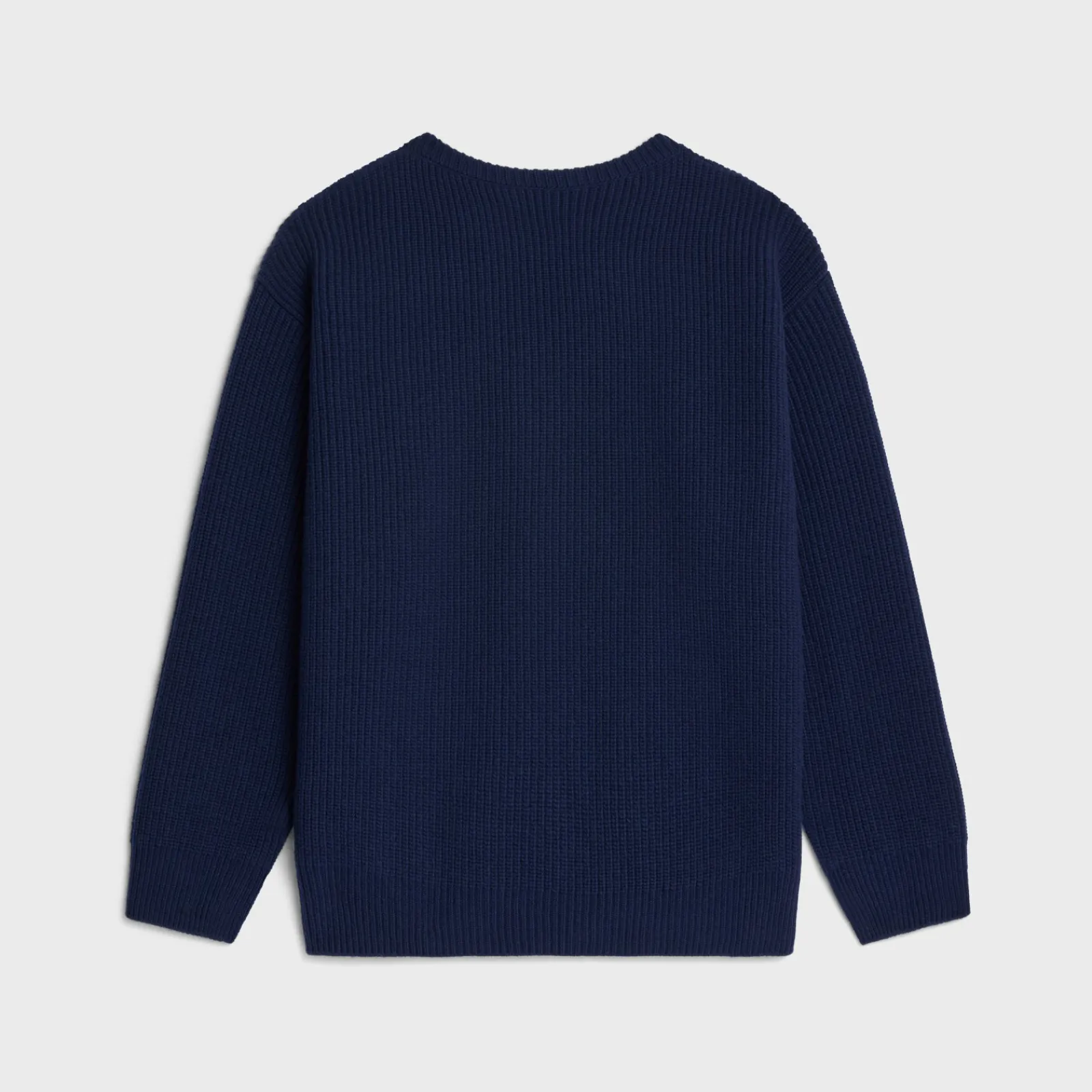 Fashion oversized crew neck sweater in wool Knitwear