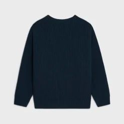 Clearance oversized sweater in ribbed wool Knitwear