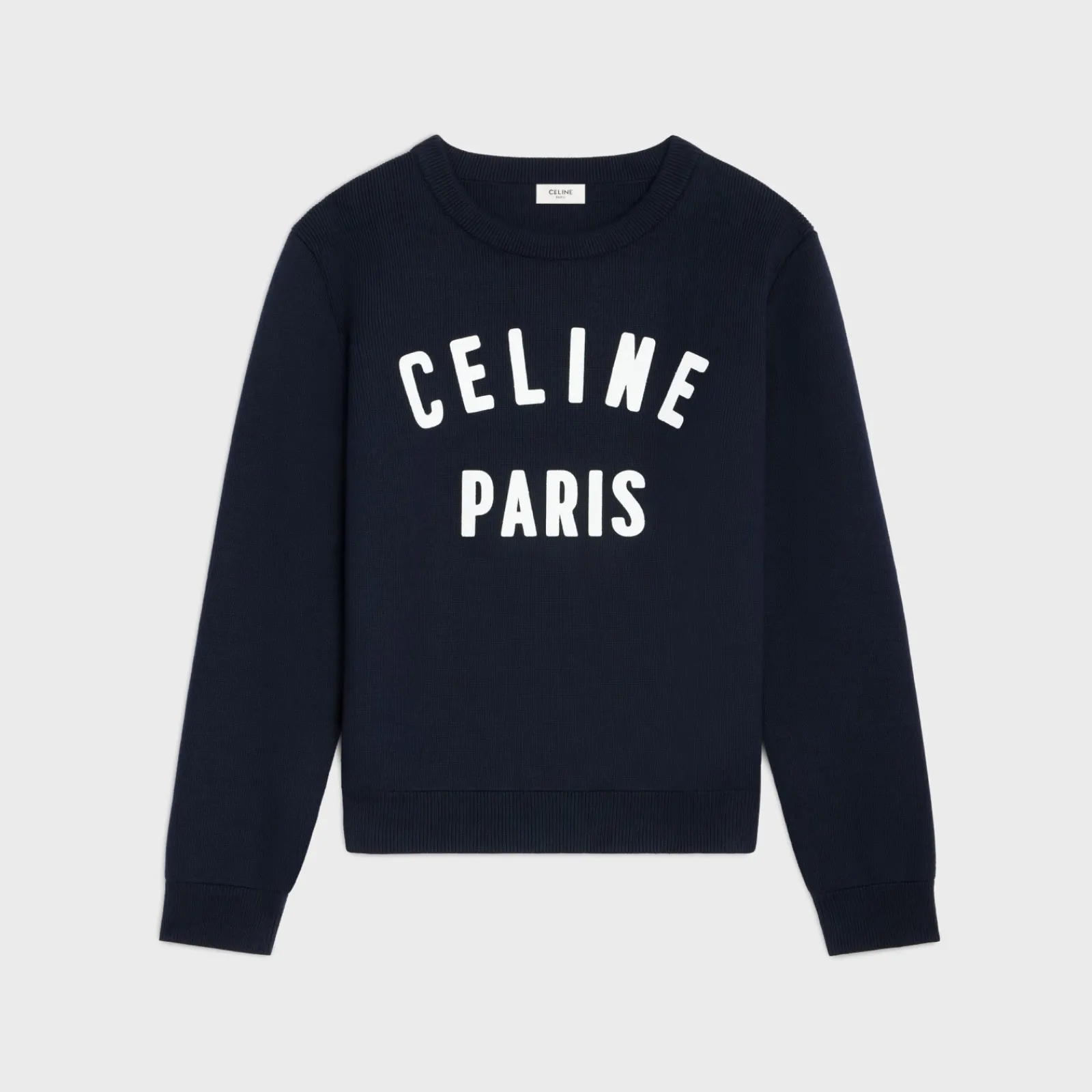 Discount paris crew neck sweater in cotton Knitwear