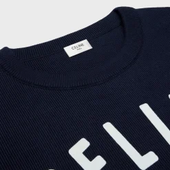 Discount paris crew neck sweater in cotton Knitwear