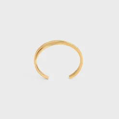 Sale Paris Double Thin Cuff in Brass with Finish Women Other Lines | Categories·Bracelets