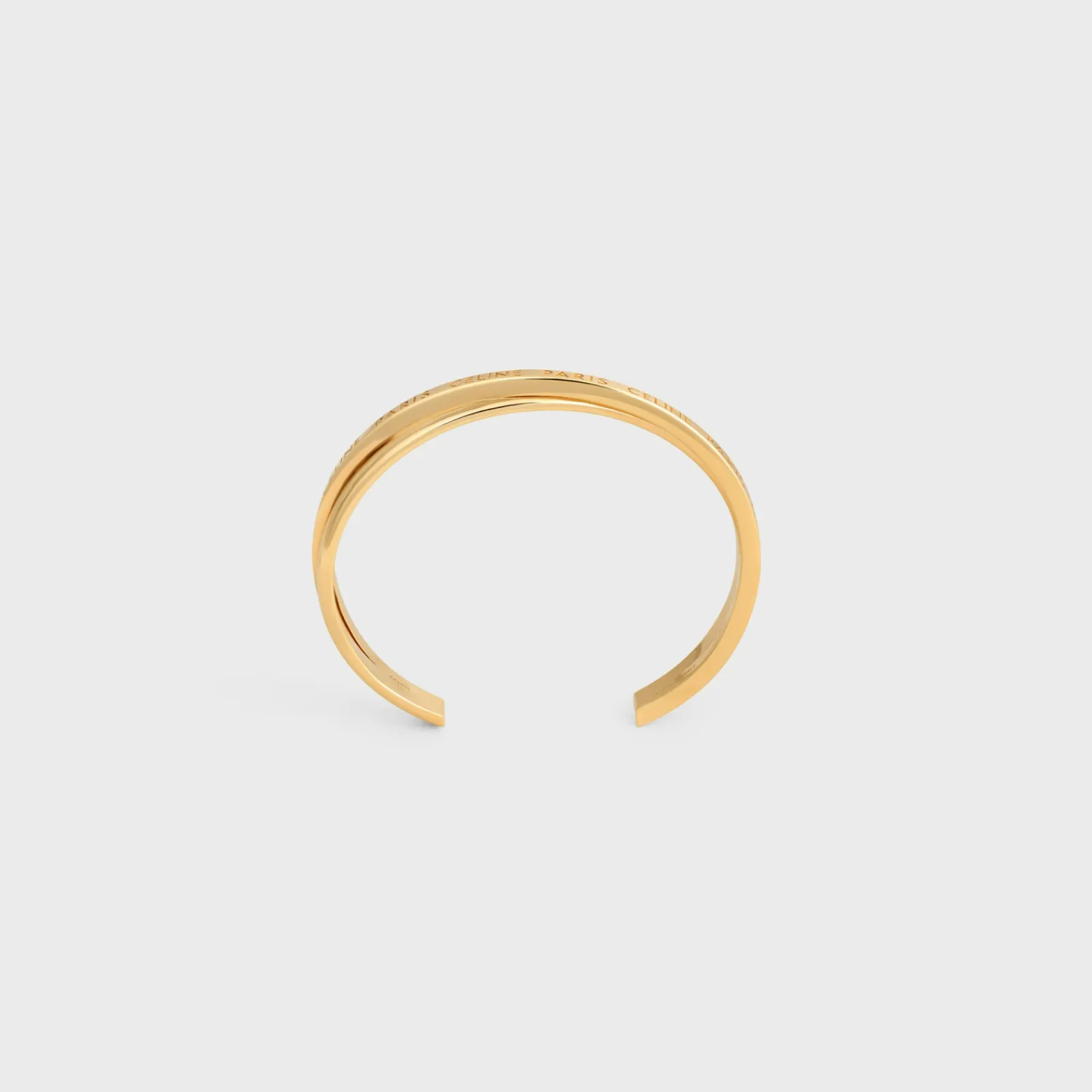 Sale Paris Double Thin Cuff in Brass with Finish Women Other Lines | Categories·Bracelets