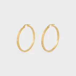 Online Paris Large Hoops in Brass with Finish Women Other Lines | Categories·Earrings
