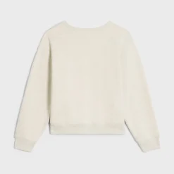 Discount paris loose sweatshirt in cotton fleece Women T-Shirts And Sweatshirts