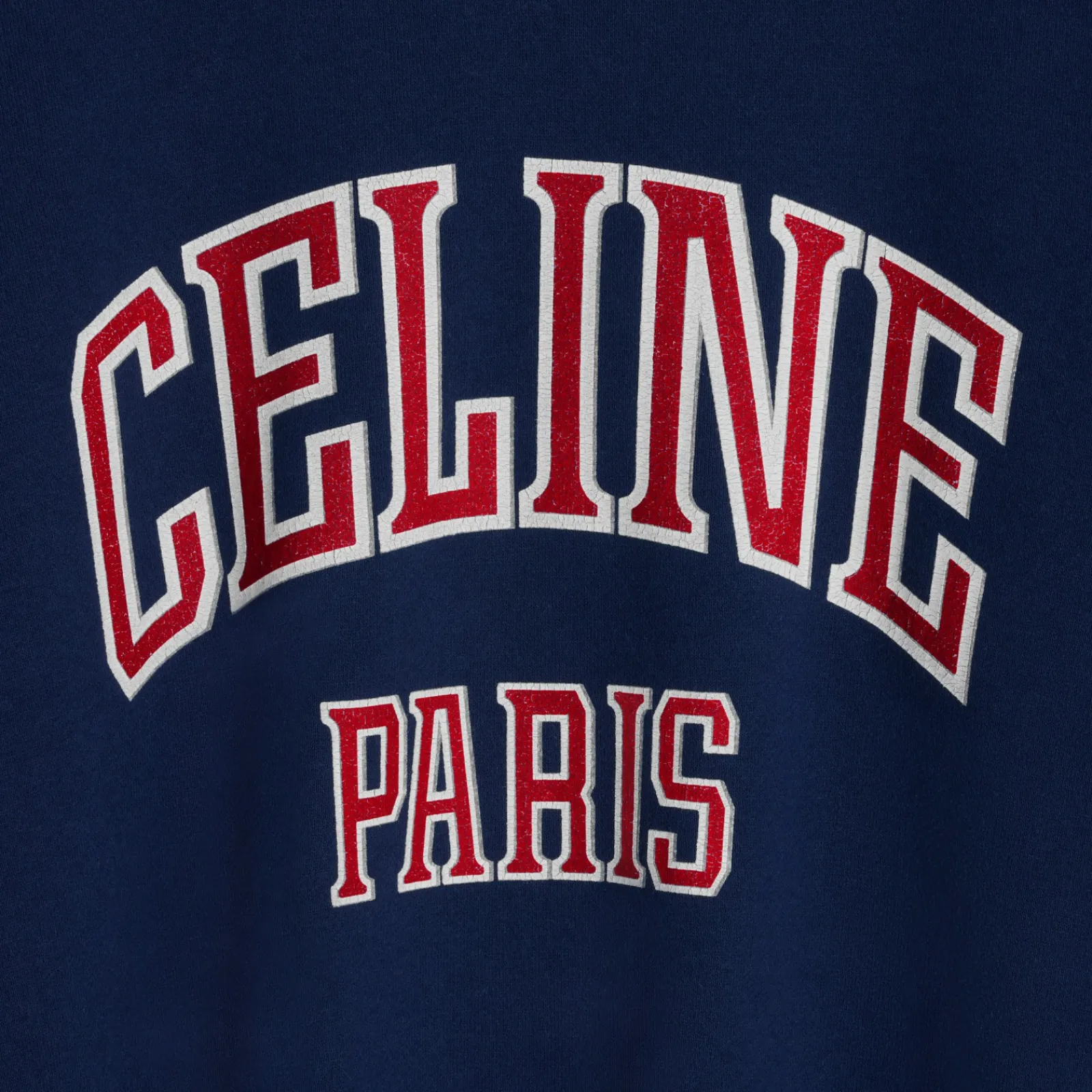 Fashion paris loose sweatshirt in cotton fleece Women T-Shirts And Sweatshirts