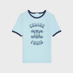 Fashion paris 70’s T-shirt in cotton jersey Women T-Shirts And Sweatshirts
