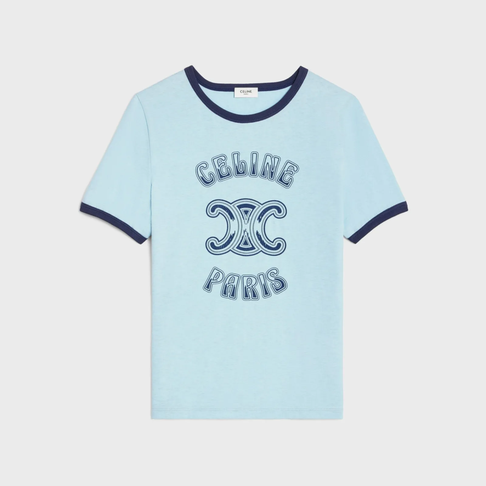 Fashion paris 70’s T-shirt in cotton jersey Women T-Shirts And Sweatshirts