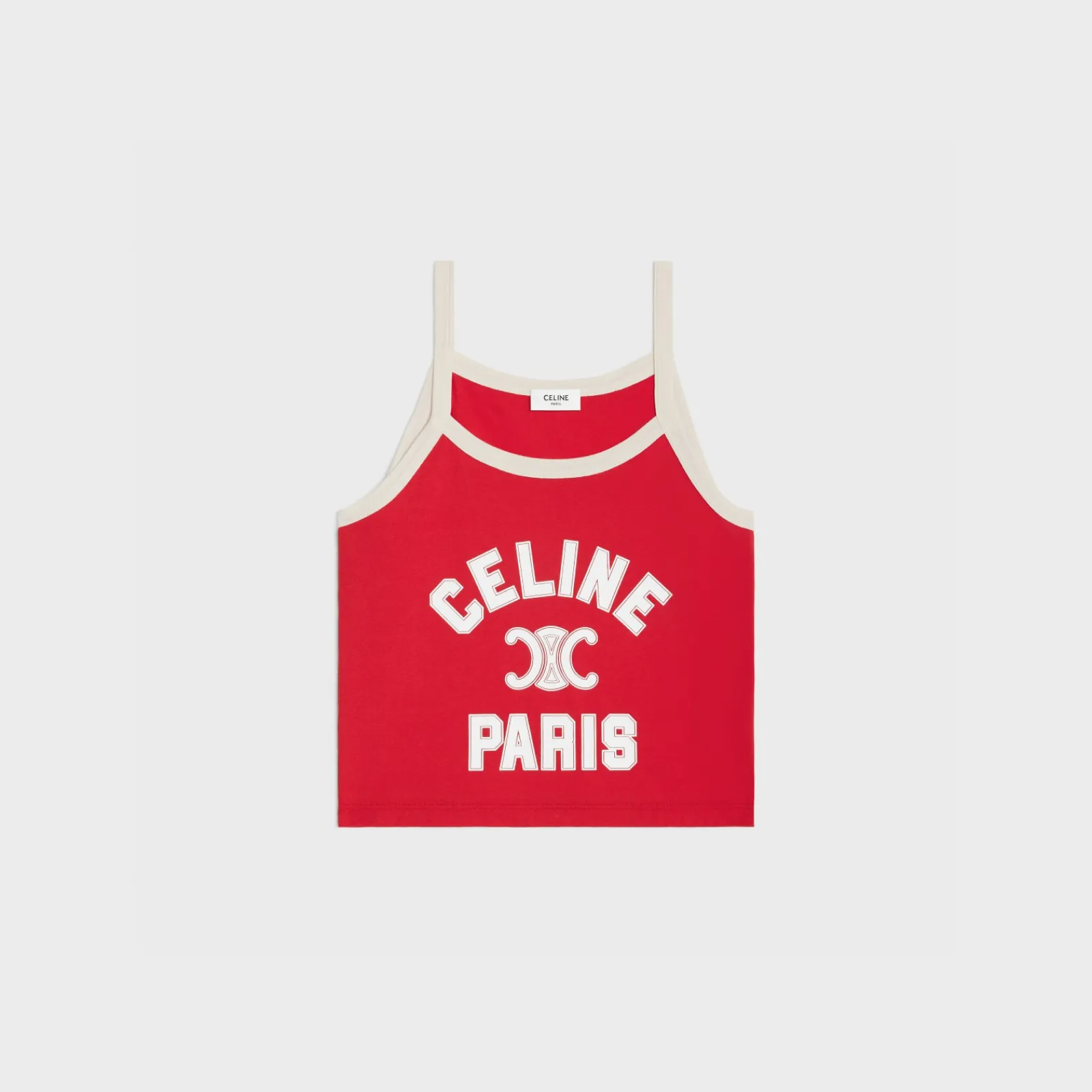 New paris tank top in cotton jersey Women T-Shirts And Sweatshirts