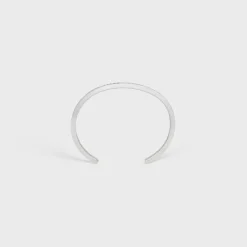 Discount Paris Thin Cuff in Brass with Rhodium Finish Women Other Lines | Categories·Bracelets