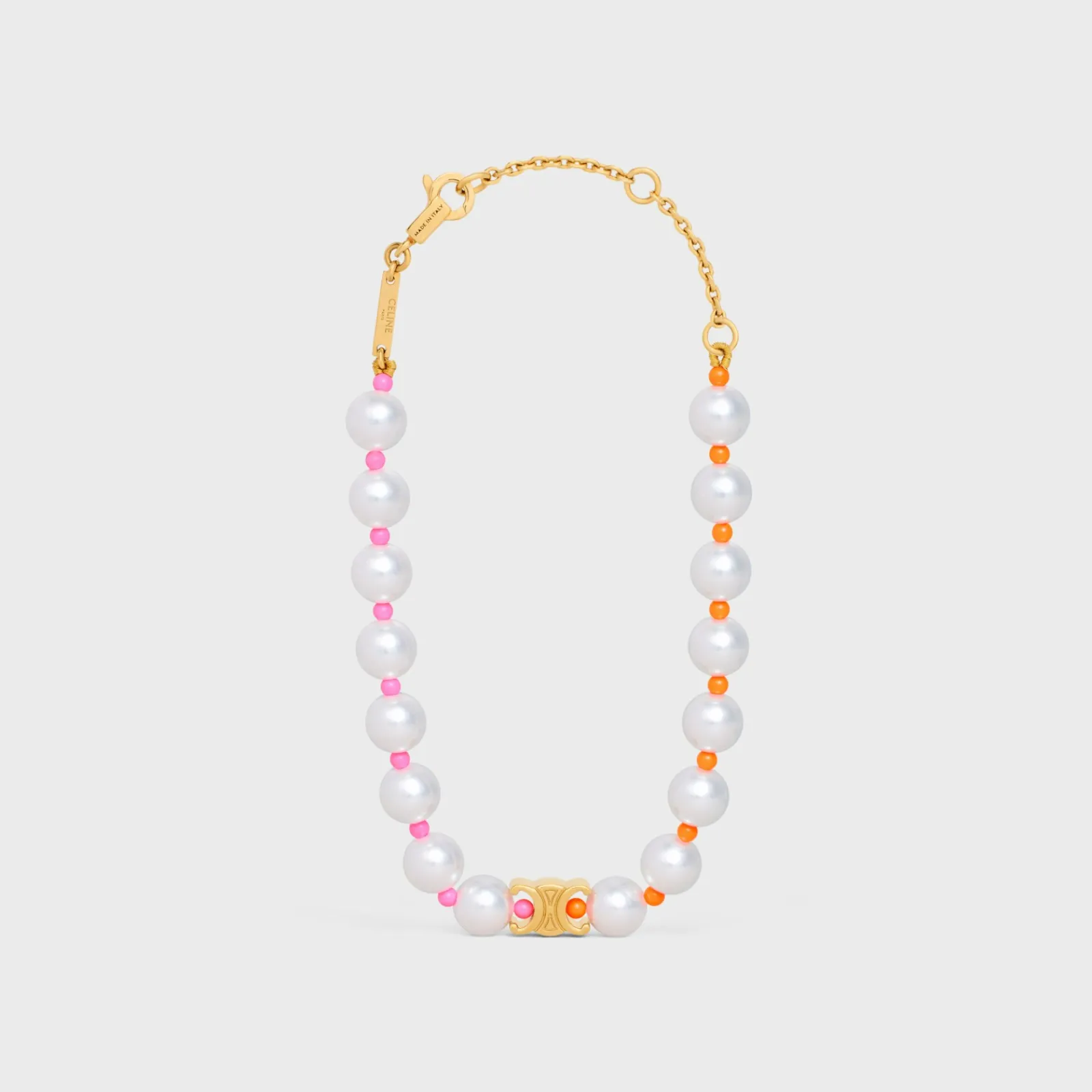 Discount Plage Pearl Bracelet in Brass with Gold Finish and Resin Pearls Women Triomphe | Other Lines